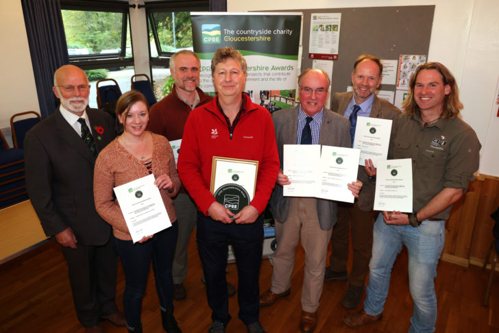 Rodborough Common partners at the CPRE Awards