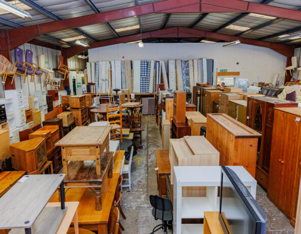 Second hand furniture warehouse