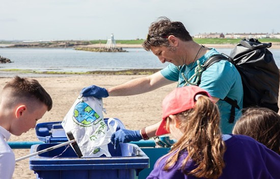 The Coastline Runner at work