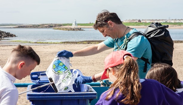 The Coastline Runner at work